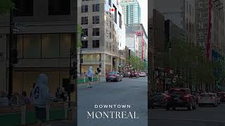 Downtown Montreal Canada Summer 2023 Street Walking video