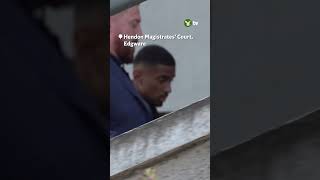 Arsenal's Reiss Nelson arrives at court to face trial for alleged dog attack #shorts