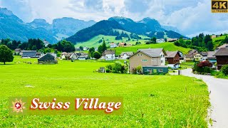 Swiss Village Weissbad - Walking Tour in Traditional Swiss District Appenzell , Switzerland !