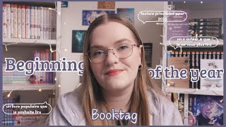 BEGINNING OF THE YEAR BOOKTAG ! 🫶👀