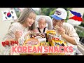 Trying KOREAN Snacks For the First Time | Carlyn Ocampo