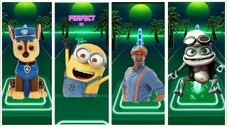 Minions - Sheriff Labrador - Crazy Frog - Blippi - Tiles Hop EDM Rush