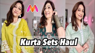 Myntra Best Quality \u0026 Design Kurta Sets Special Haul #Thehopestory