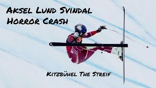 Axel Lund Svindal - Horror Crash Streif 2016