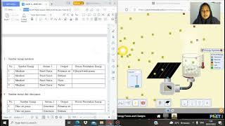 Praktikum  IPA Fisika - Simulasi Perubahan Energi Aplikasi PhET - Ria Triandini