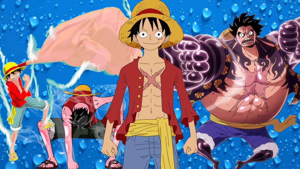 Monkey D. Luffy GEAR Second, Third, Fourth Transformations - YouTube