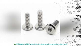 5-20pcs 304 Stainless Steel Large Flat Hex Hexagon Socket Head Allen Furniture Rivet Screws Connecto