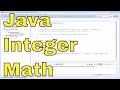 13y - Learn Java - Exercise 2 - Integer Arithmetic
