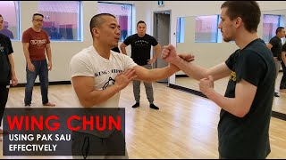 How to train the pak sau effectively -  Wing Chun, Kung Fu Report - Adam Chan