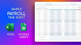 Nexus Template - Payroll Timesheet (Navigation Tutorial)