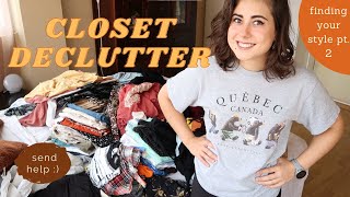 CLOSET DECLUTTER  2021!  How to find your personal style pt. 2