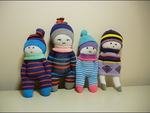 Cute Sock Dolls -- DIY Stuffed Toys -- Easy and Fast Cute Sock Dolls -- DIY Stuffed Toys -- Easy and Fast