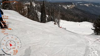 [4K] Skiing Jahorina, Skočine and Ogorjelica, Staze 6, 6a and 3, BiH RS, GoPro HERO10