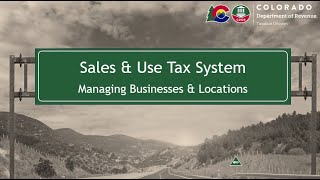 SUTS - Managing Businesses & Locations