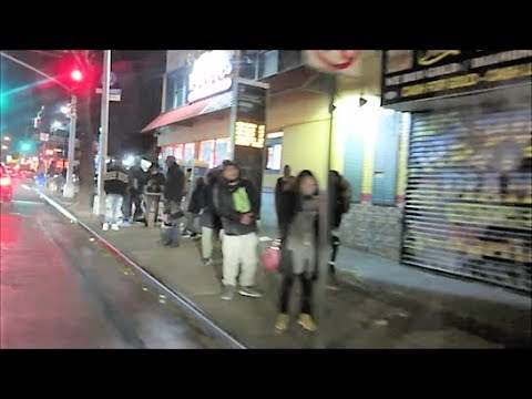 BROOKLYN NEW YORK STREETS AT NIGHT BROOKLYN NEW YORK STREETS AT NIGHT
