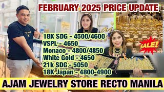 PRICELIST NG GOLD SA C.M RECTO \