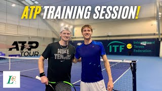 Training with a Grand Slam Player! - ATP #220 (ITF 30k Futures Roehampton)