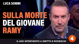 Sulla morte del giovane Ramy.