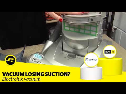 How to fix loss of suction in an Electrolux bagless vacuum cleaner How to fix loss of suction in an Electrolux bagless vacuum cleaner