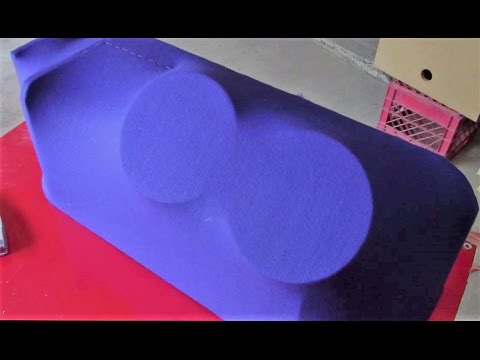 How to fiberglass speaker boxes and other shapes. (1 of 3) ( Subwoofer box ) How to fiberglass speaker boxes and other shapes. (1 of 3) ( Subwoofer box )