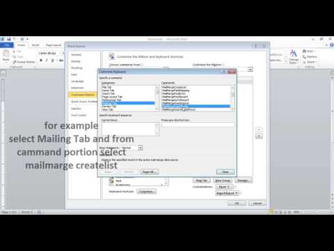 How to set and create your own shortcut keys in word |2007/2010/2016