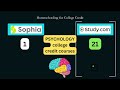 Comparing Sophia and Study.com - what's the difference?