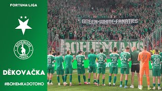 Děkovačka po Vršovickém derby