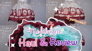 MeLikesTea Petticoats \u0026 Hair Accessories - Haul \u0026 Review + Try on!