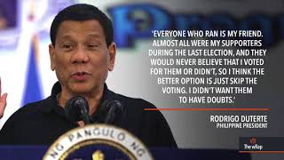 Duterte: Skipping barangay elections 'purely political'