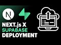 Deploy A Fullstack Next.js App In Minutes! | Next.js, Supabase, Vercel