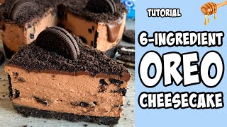 Nutella Oreo Cheesecake No Bake Recipe tutorial #Shorts