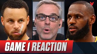 Reaction to Los Angeles Lakers beating Golden State Warriors in Game 1 | Colin Cowherd NBA