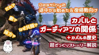 【Destiny2】超ざっくりストーリー解説/カバルとガーディアンの関係