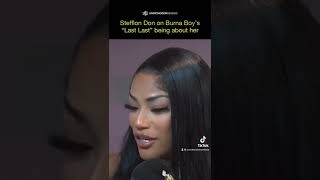 Stefflon Don spoke to Hot 97 about her ex Burna Boy, and his hit song “Last Last