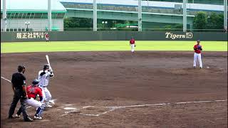 【現役続行！】 兵庫ブルーサンダース 井川慶投手 【MAX140km/hでも威力あるストレート】