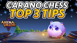 Carano Chess is SO EASY! (Top 3 Tips) | Arena of Valor Autochess