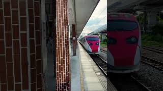 (1120704) 132次普悠瑪號烏日站快速通過(晚3分) #train #railway #taiwan #台鐵 #火車 #shorts