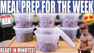 Bodybuilding Breakfast For The Whole Week | Fast & Simple Meal Prep Recipe | ANABOLIC POWER OATMEAL