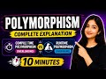 Polymorphism in Java Explained in 10 Minutes 🔥 | Overloading vs Overriding