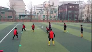 Practice Passing 천호중 축구부 패스연습 게임