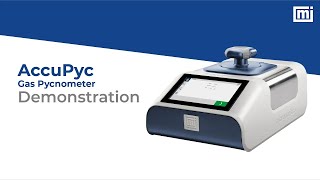 Micromeritics AccuPyc Demo: 실제 데모 영상을 통한 AccuPyc 사용법 소개