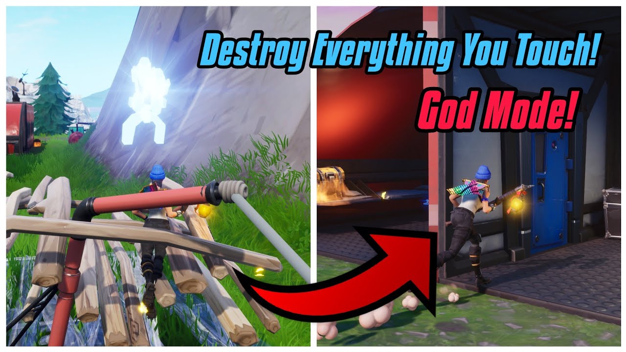 *New* God Mode Glitch In Fortnite Season 7! Destroy Everything You ...