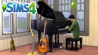 How To Get Musical Instruments (Buy A Guitar, Violin, Piano, Microphone) - The Sims 4