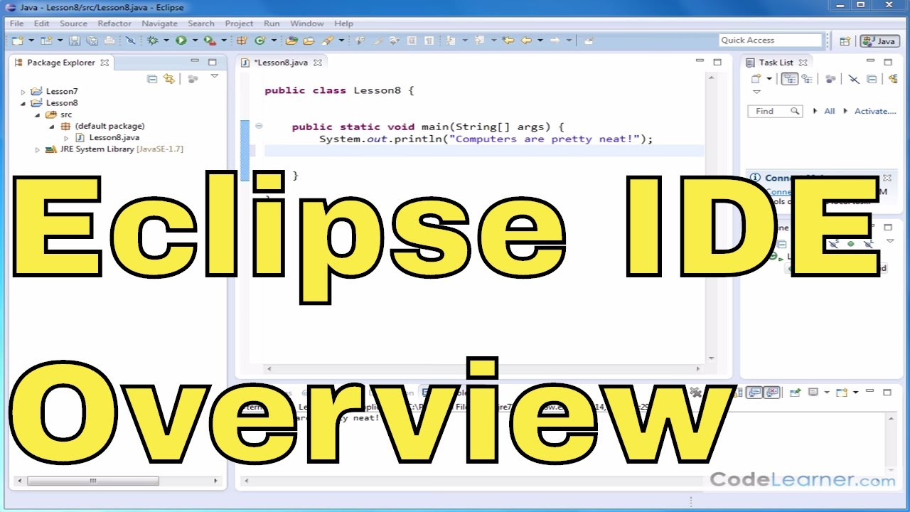 09 - Overview Of The Eclipse IDE In Java Programming - YouTube