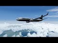 p3dv4.5 copenhagan ekch to london egss ryanair 737 800 time lapse