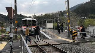 飯田線(33)🚋浦川駅クハ212-5005以下2両編成発車