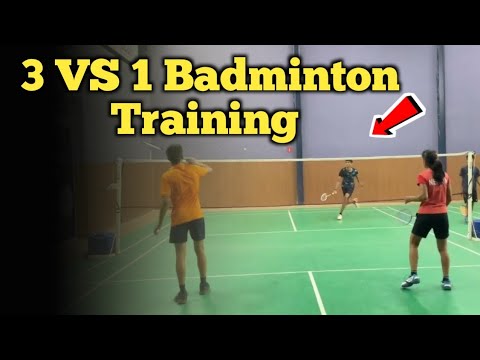 3 Vs 1 Badminton💯🔥 Training #badminton #tranding #sports #badminton ...