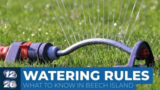 Yard-watering restrictions take effect in Beech Island