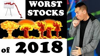 Top 10 WORST Stock Crashes of 2018! - (Part 1 of 2)