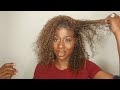 Brennas Hair & Li Laconia  Highlight Curly Lace Part Wig 14 Inch